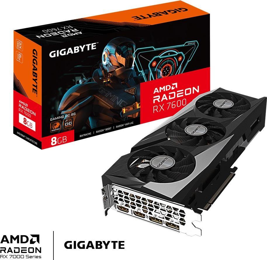 Gigabyte Radeon RX 7600 Gaming OC (GV-R76GAMING OC-8GD)