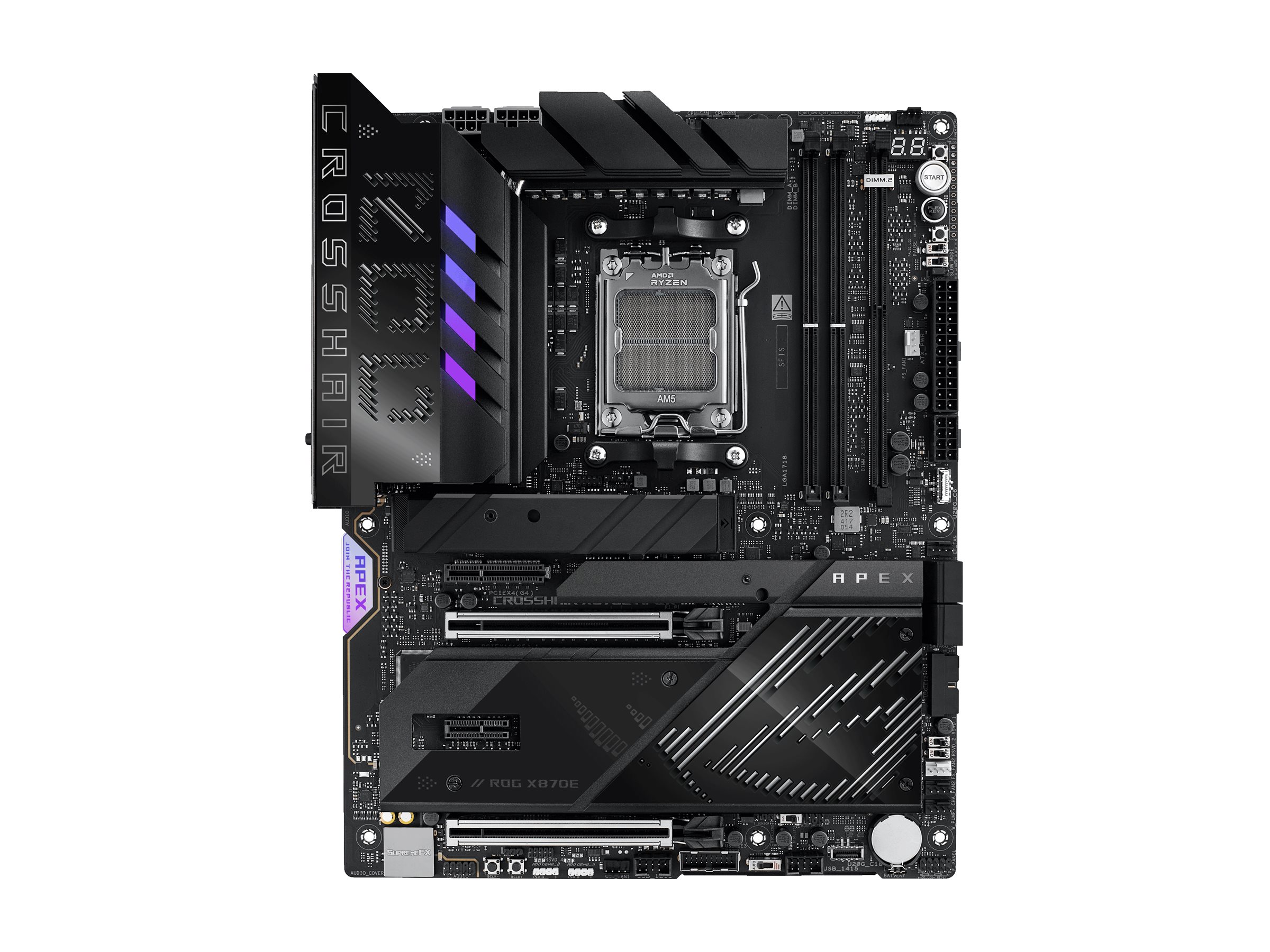 ASUS ROG CROSSHAIR X870E APEX ATX Mainboard Socket AM5 AMD X870E Schwarz