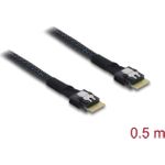 Delock PCIe 4.0 Kabel Slim SAS SFF-8654 4i zu 0.5 m (83016)
