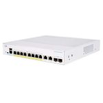 Cisco Business 350 Series 350-8FP-E-2G - Switch - L3 - managed - 8 x 10/100/1000 (PoE+) + 2 x Kombi-SFP - an Rack montierbar - PoE+ (120 W)