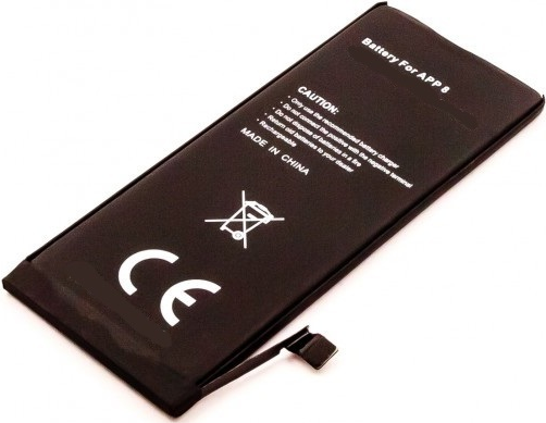 MicroBattery MBXAP-BA0047. Produkttyp: Batterie/Akku, Markenkompatibilität: Apple, Produktfarbe: Schwarz. Kompatible Produkte: iPhone 8, Anzahl enthaltener Batterien: 1 Stück(e) (MBXAP-BA0047)