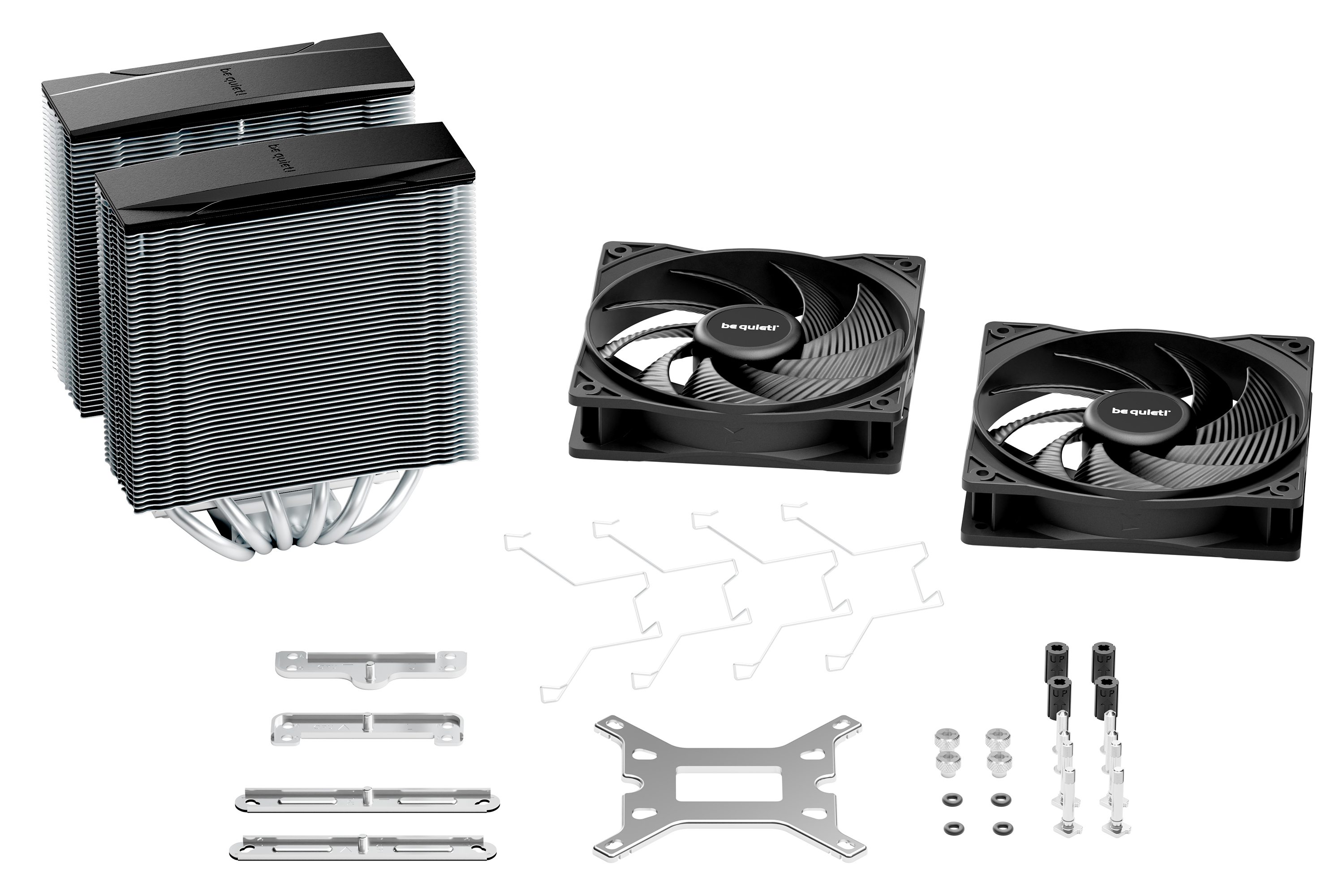 be quiet! Pure Rock Pro 3 Prozessor-Luftkühler für Intel und AMD Silber