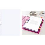 ELBA Prospekthülle, DIN A4, PP, 0,06 mm, blendfrei genarbt oben offen, Eurolochung, Maße: (B)230 x (H)307 mm (M970496)