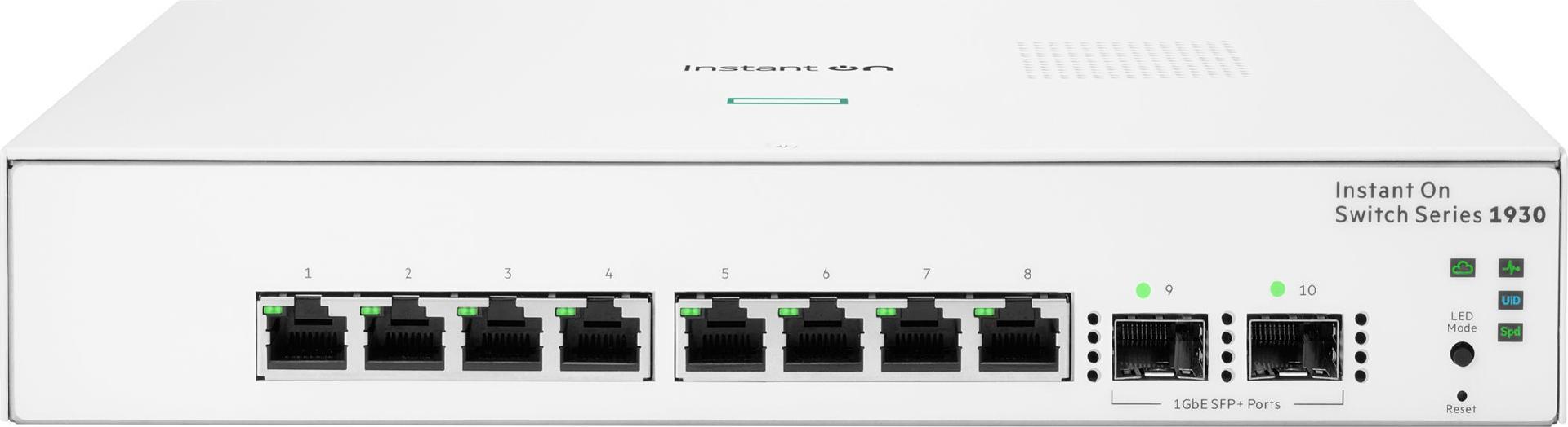 HPE Networking Instant On 1930 8G 2SFP Switch Weiß