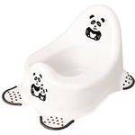 keeeper kids Babytopf "adam panda", weiß mit Aufdruck mit gummierten Füßen, Material: PP - 1 Stück (1864810024100)