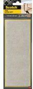 Scotch Filzpad, extra weich, 80 x 215 mm, beige selbsthaftend, zuschneidbar, für den Innenbereich, Klebepads - 1 Stück (SP84A27)