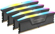 DDR5 64GB PC 6000 CL36 CORSAIR KIT (4x16GB) VENGEANCE RGB B retail (CMH64GX5M4B6000C36)