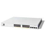 CISCO Catalyst 1200 24-Port Switch / PoE+ with 375W power budget / 4 x 10G SFP+ Uplinks (C1200-24FP-4X)