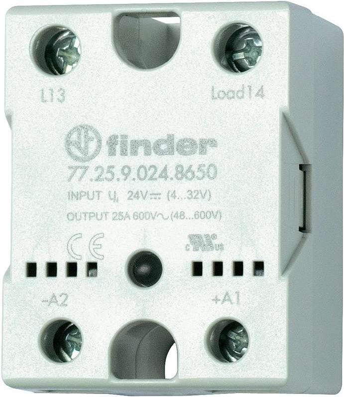 Finder SSR-Relais, Hockey Puck-Bauform, für Kühlkörpermontage 77.25.9.024.8650 1 Schließer (77.25.9.024.8650)