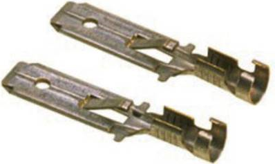 LappKabel Flachstecker Steckbreite: 6.3 mm Steckdicke: 0.8 mm 180 ° Unisoliert Metall 63501022 100 St. (63501022)