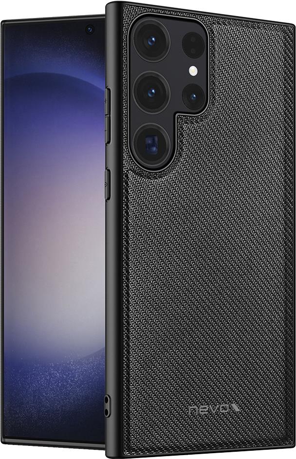 nevox StyleShell NYLO. Etui-Typ: Cover, Markenkompatibilität: Samsung, Kompatibilität: Samsung Galaxy S24 Ultra, Maximale Bildschirmgröße: 17,3 cm (6.8"), Produktfarbe: Schwarz (2316)