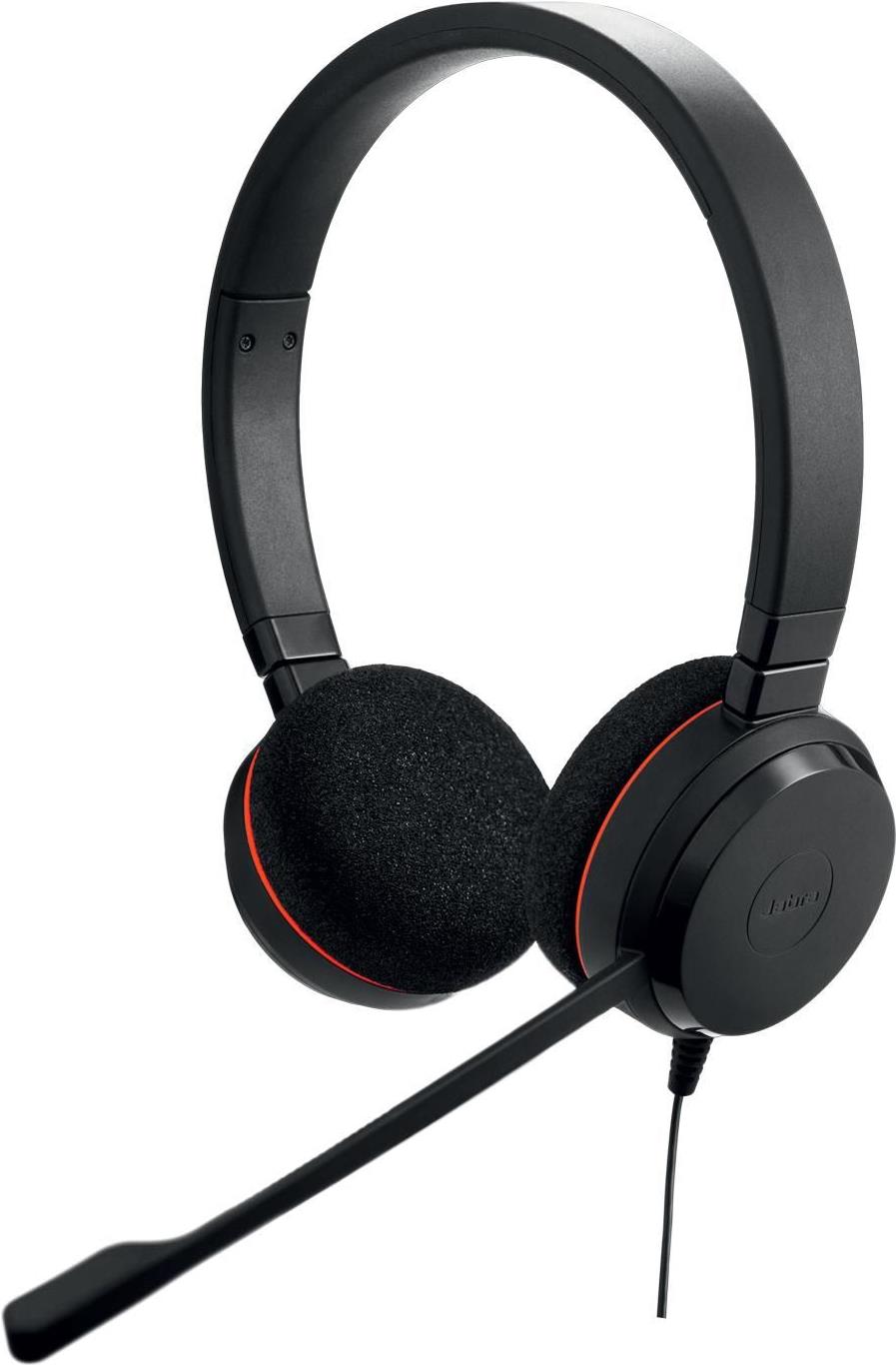 Jabra Evolve 20 UC Stereo On-Ear USB Headset Schwarz