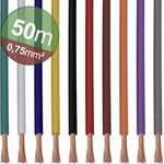 Quadrios 22CW005 Litzensortiment 1 x 0.75 mm² Weiß, Blau, Braun, Orange, Grün, Gelb, Grau, Violett, Schwarz, Rot 1 Set (22CW005)