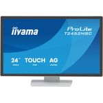 Iiyama ProLite T2452MSC-W1AG, 60,5 cm (23.8"), 1920 x 1080 Pixel, Full HD, LED, 5 ms, Weiß (T2452MSC-W1AG)