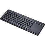 Renkforce MT-1006 Funk-Touchpad, Funk-Tastatur Deutsch, QWERTZ, Windows® Schwarz Integriertes Touchpad, Maustasten, Multimediatasten (RF-3820142)