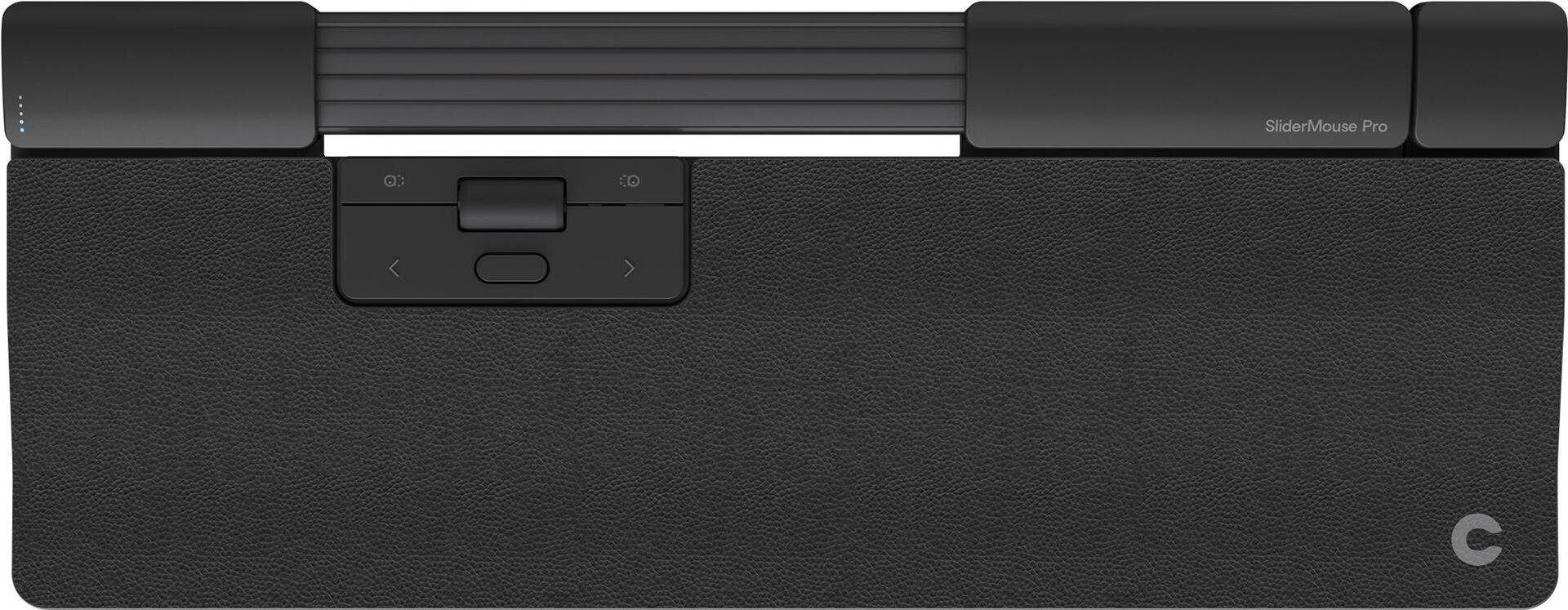 Contour SliderMouse Pro Extended Kabellose Zentrale Maus vegane Leder Armauflage Schwarz