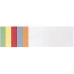 FRANKEN Moderationskarte, Rechteck, 205 x 95 mm, sortiert in den Farben: weiß, hellblau, rot, gelb, orange und grün (UMZ 1020 99)