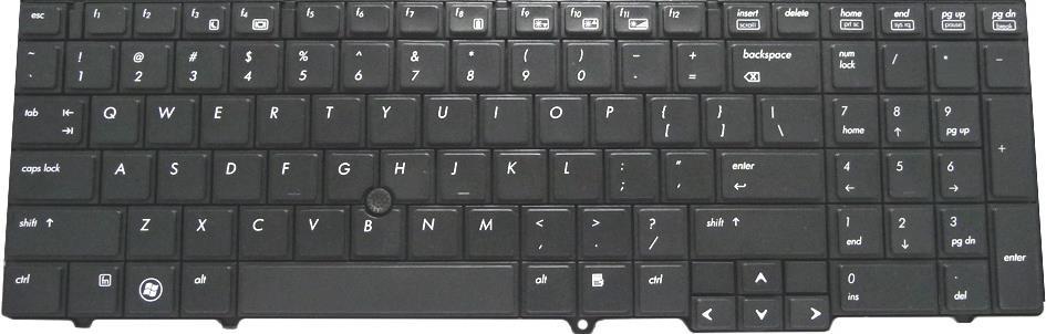 HP Tastatur Portugiesisch (613385-131)