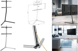 LogiLink Bodenständer für TV / Bildschirm (V-Base) (BP0080)