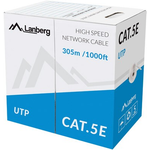 Lanberg LCF5-11CC-0305-S Netzwerkkabel 305 m Cat5e F/UTP (FTP) Grau (LCF5-11CC-0305-S)