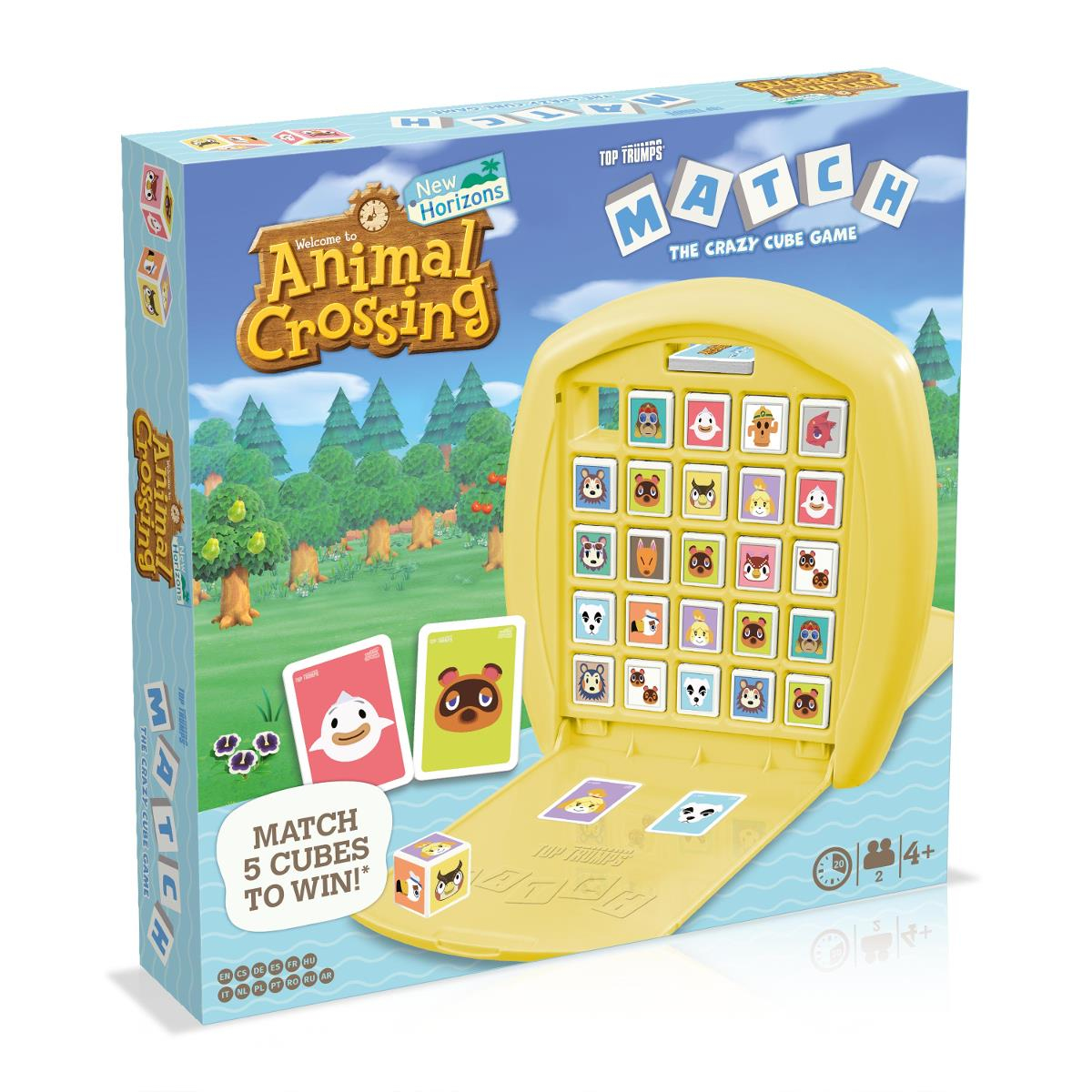 Winning Moves Top Trumps Match Animal Crossing Brettspiel ab 4 Jahre für 2 Spieler