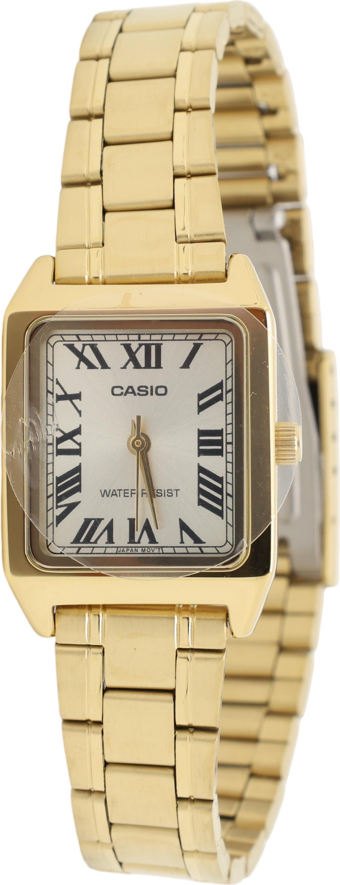 CASIO LTP-V007G-9BUDF Damen-Analoguhr, gold (LTP-V007G-9BUDF)
