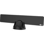 Wentronic Goobay Ultraflache Full HD DVB-T Zimmerantenne, inkl. LTE/4G Filter, Schwarz - zum Empfang von DVB-T/DVB-T2 HD mit 30 dB Verstärkung (67183)