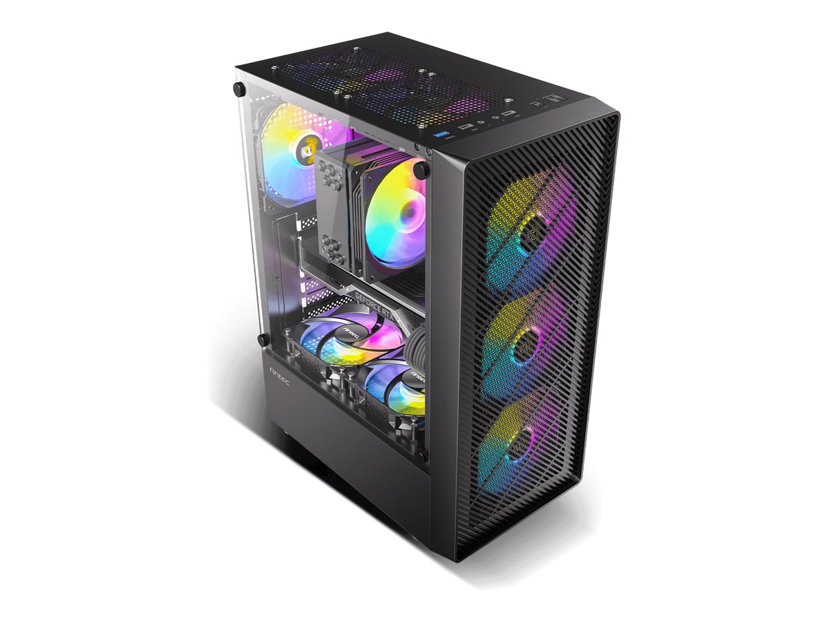 Antec AX26 RGB Elite ATX Midi Tower PC-Gehäuse Schwarz