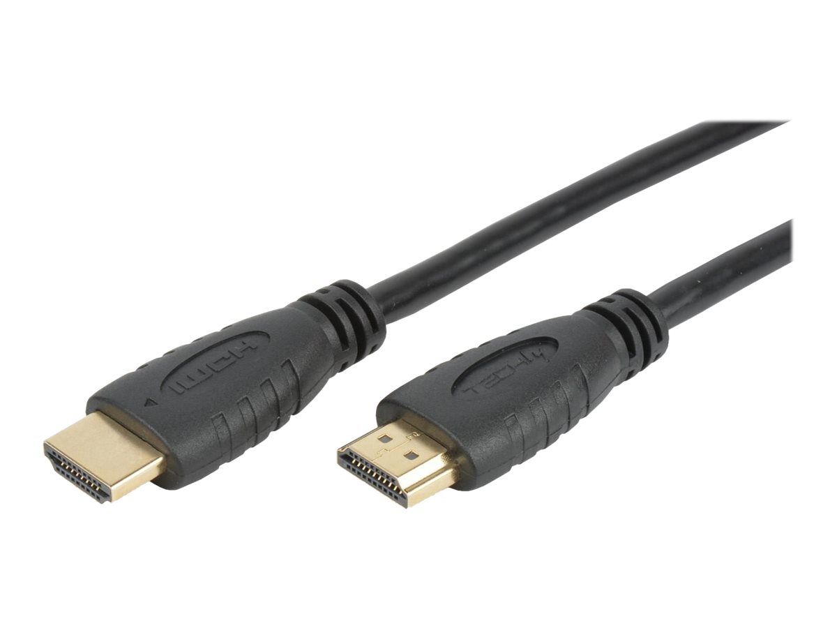 TECHly ICOC HDMI2-4-005 HDMI-Kabel mit Ethernet 0,5 m Schwarz