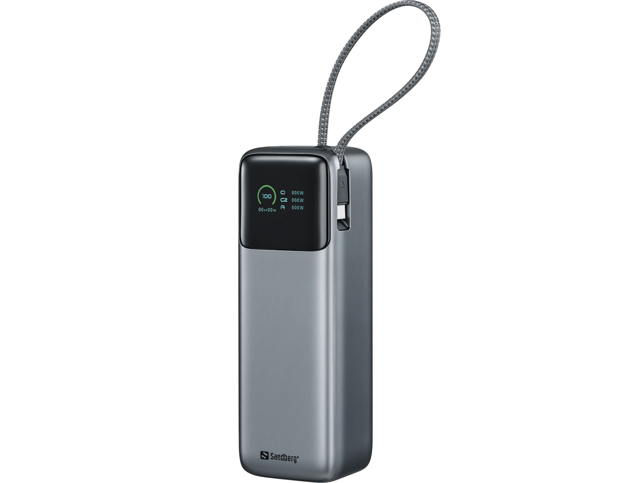Sandberg All-in-1 Powerbank 27000 mAh 240 W Schwarz, Grau