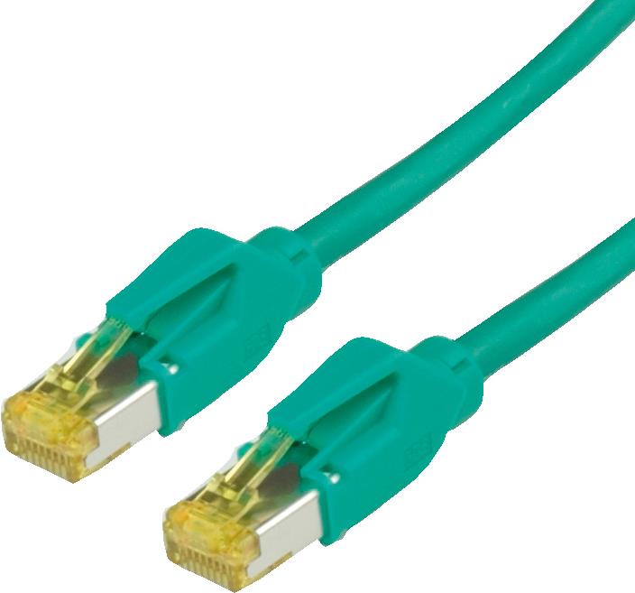 DRAKA UC900 / HIROSE TM31 Patchkabel Kat.6A, grün, 15,0 m (21.05.9653)