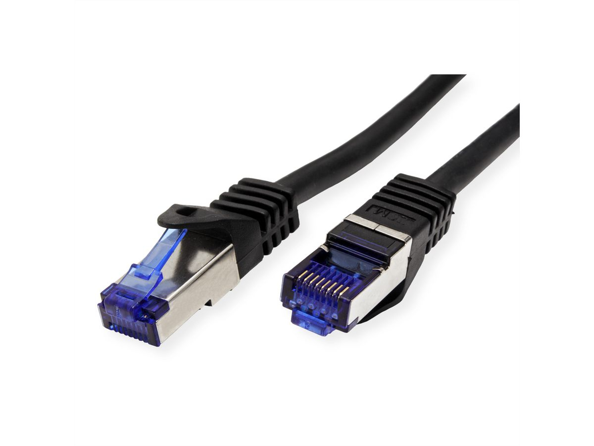 VALUE 21.99.0722 Patchkabel Kat.6A S/FTP 50 m Schwarz