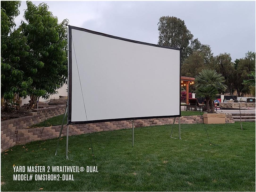 Elite Screens Yard Master 2 Series OMS120H2 120" Projektionsleinwand Weiß, Silber