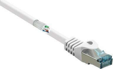 Renkforce RF-5043916. Kabellänge: 0,25 m, Kabelstandard: Cat6a, Kabelschirmung: S/FTP (S-STP), Anschluss 1: RJ-45, Anschluss 2: RJ-45, Datenübertragungsrate: 10000 Mbit/s (RF-5043916)