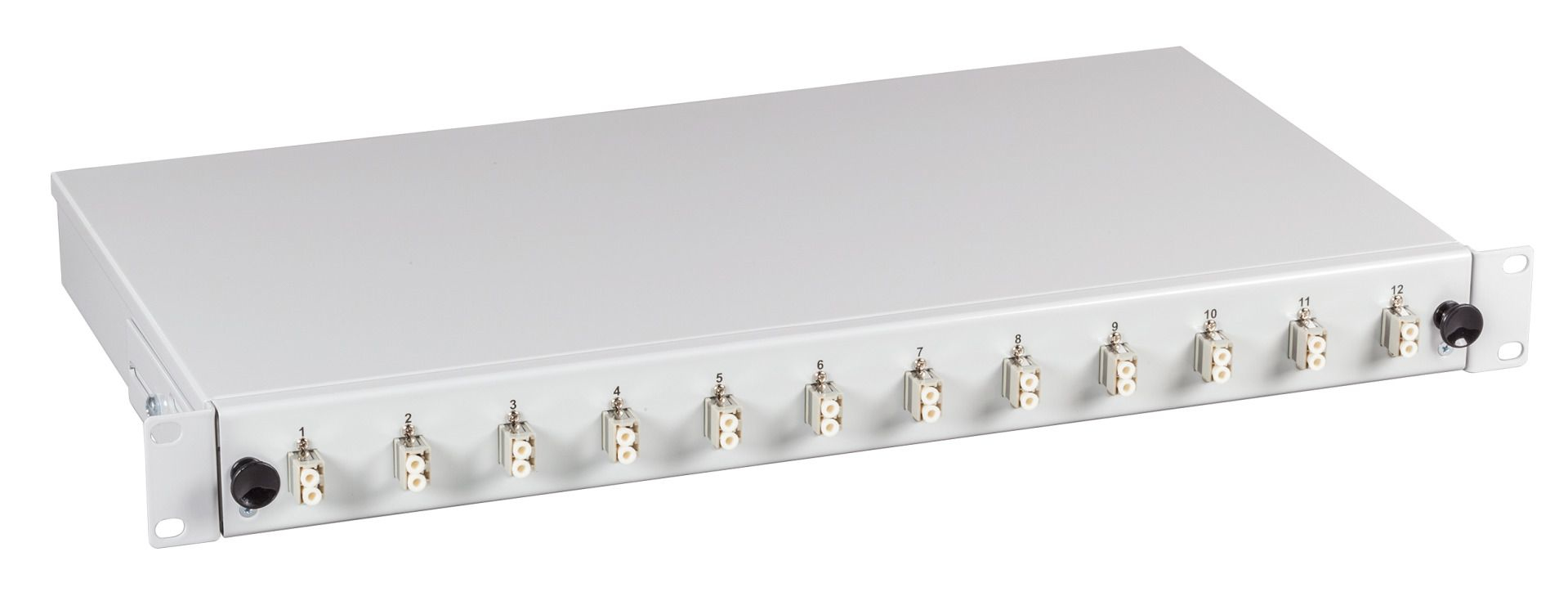 EFB-Elektronik B61901.6OM4 Spleißbox 1U 19" OM4 Grau, RAL 7035