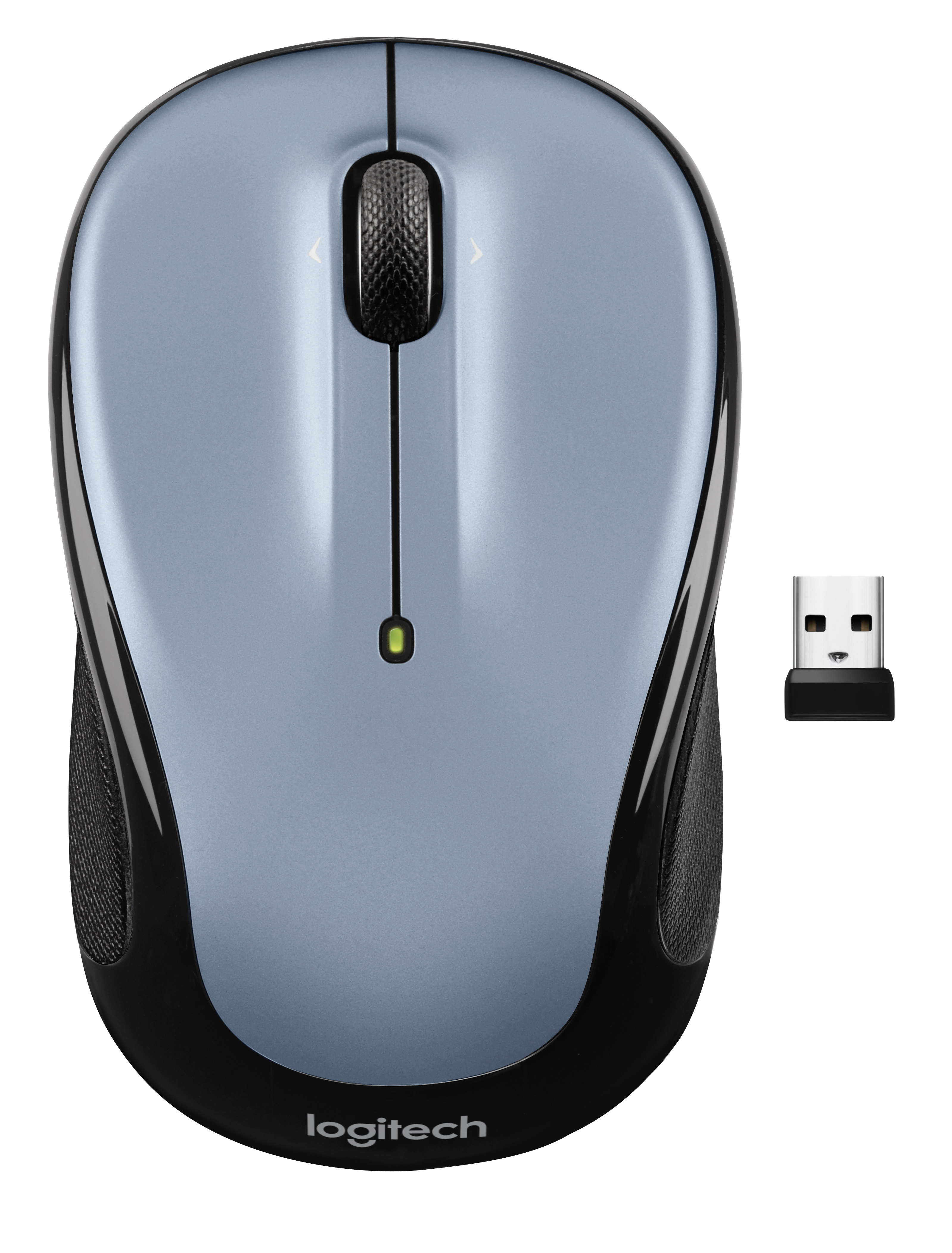 Logitech M325s Kabellose Optische Maus 2.4 GHz 1000 DPI Schwarz, Grau