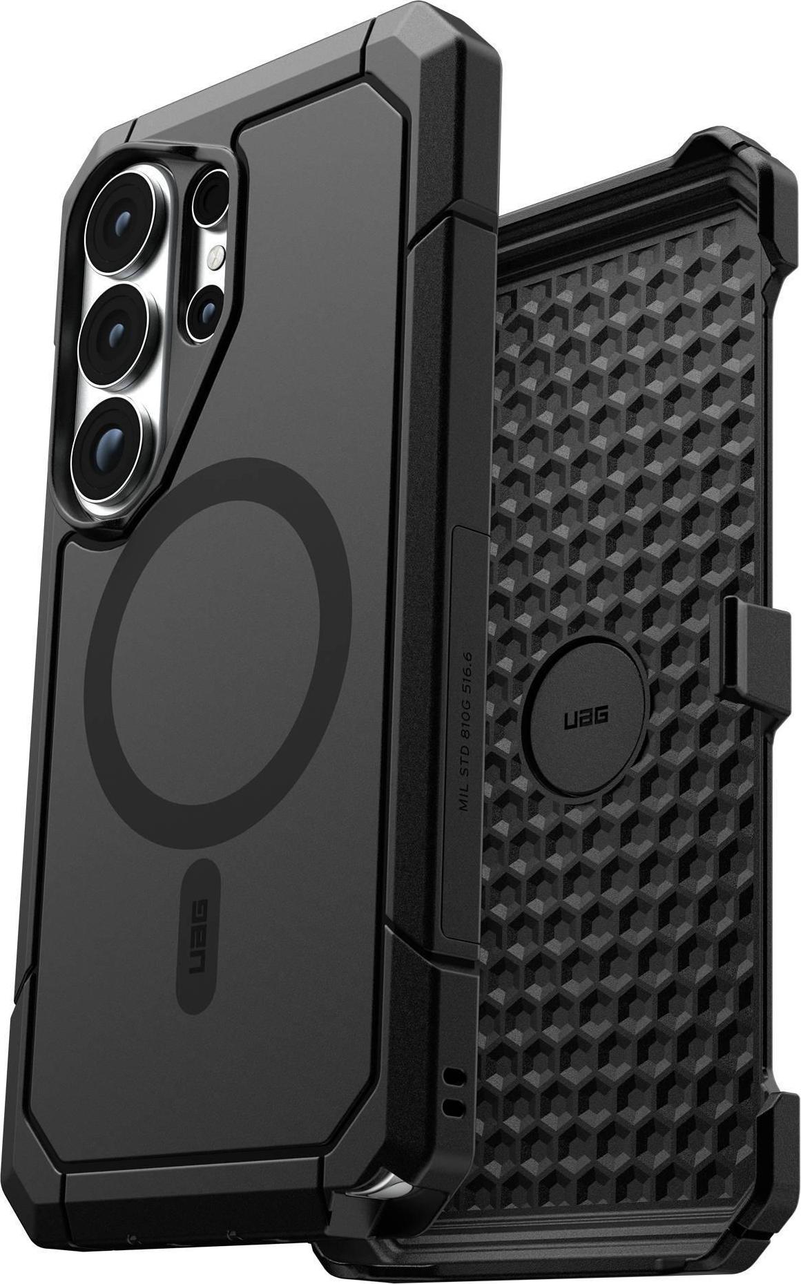 UAG Urban Armor Gear Bundle bestehend aus Trooper Case mit Magnet-Modul & Holster | Samsung Galaxy S26 Ultra | opaque schwarz | 2145461BV01 (2145461BV01)