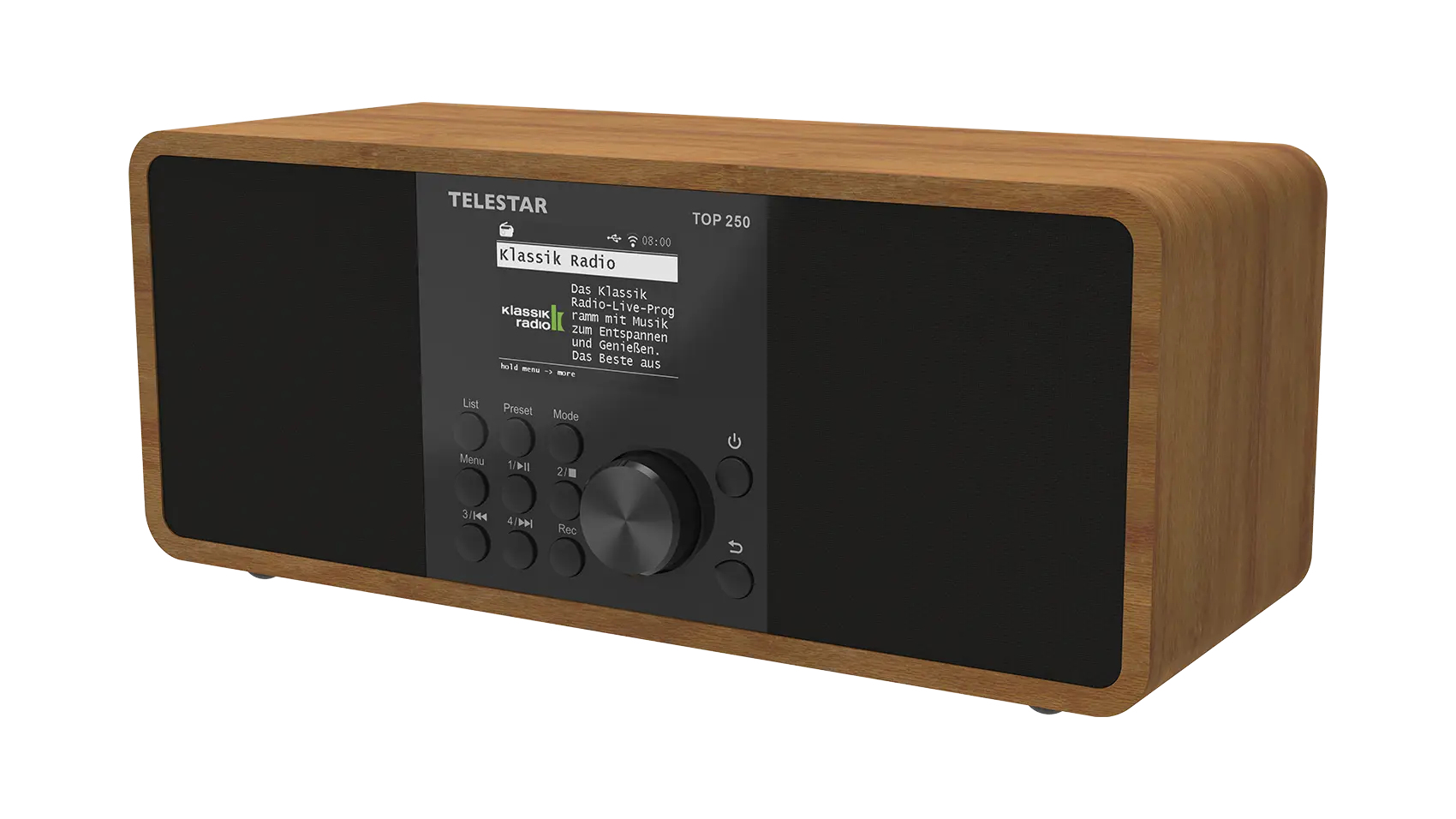 Telestar TOP 250 Holz Multifunktionsradio Internet DAB+ FM 20 W Braun
