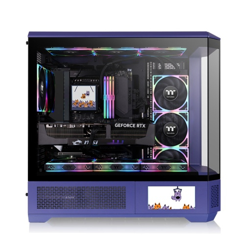 Thermaltake View 600 TG Full Tower PC-Gehäuse ATX Blau Future Dusk