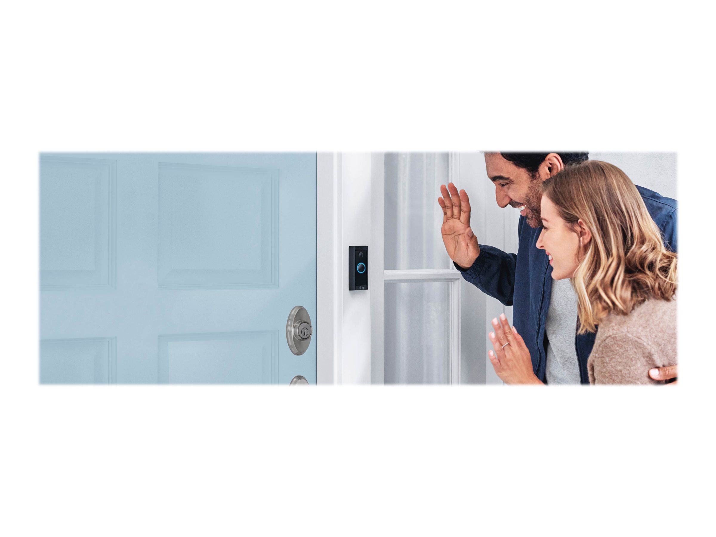 Ring Video Doorbell Wired 1080p Schwarz