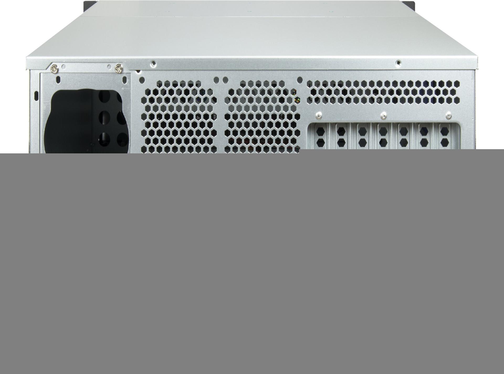 Inter-Tech IPC 4U-4708 Rack Systemgehäuse Schwarz