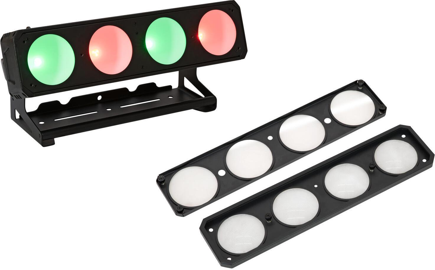 EUROLITE LED PMB-4 COB QCL 30W Leiste Set mit Diffusorscheiben RGBW