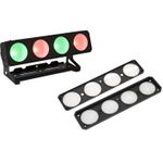 EUROLITE LED PMB-4 COB QCL 30W Leiste Set mit Diffusorscheiben RGBW