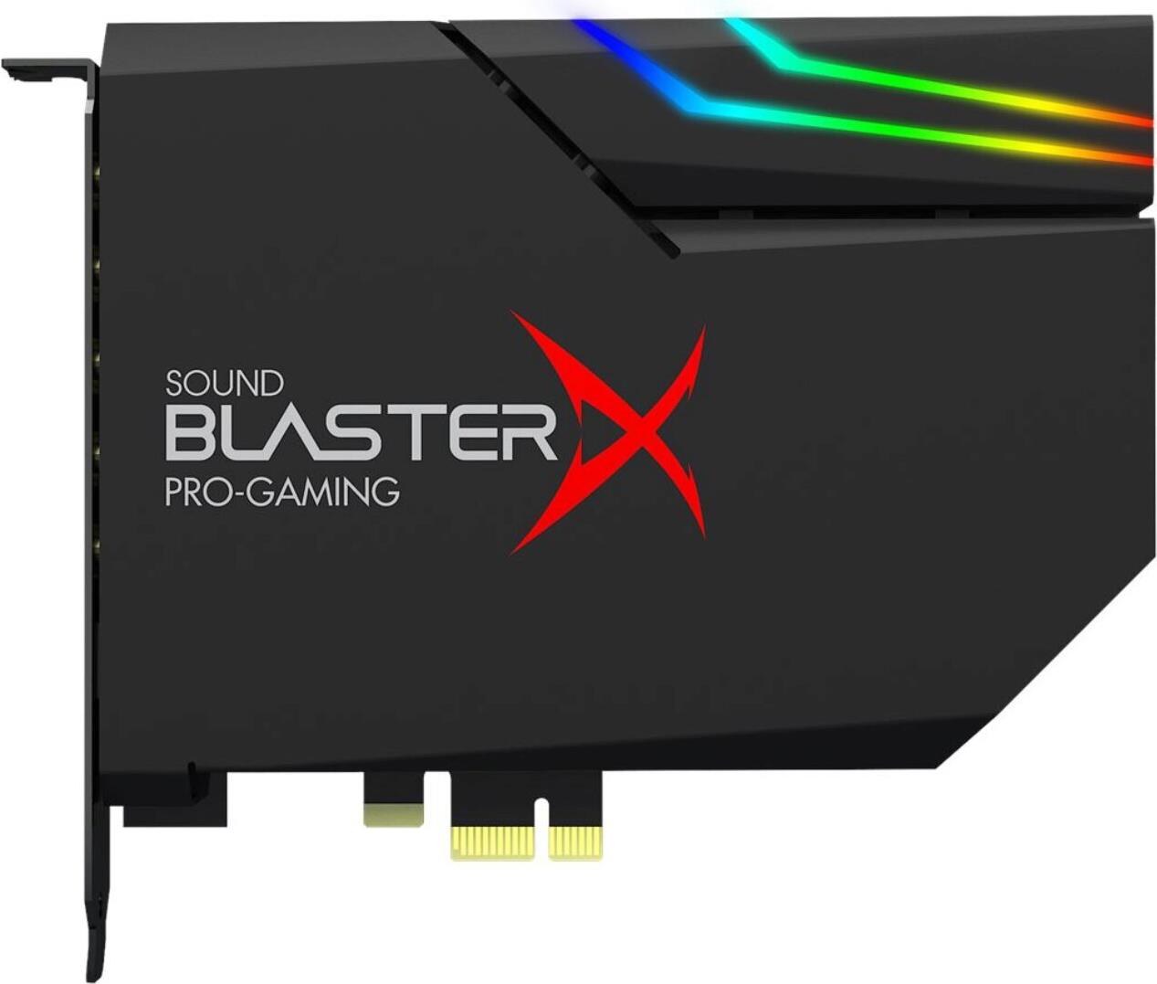 Creative Sound BlasterX AE-5 Plus Hi-Res Gaming-Soundkarte PCI Express x1 Schwarz