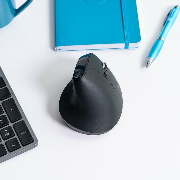 JLab JBuds JBUDS ERGONOMIC Ergonomische Maus RF Wireless + Bluetooth Schwarz