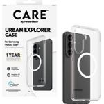 PanzerGlass CARE Urban Explorer Case transparent w. white Qi Samsung Galaxy S26+ (CR70254)