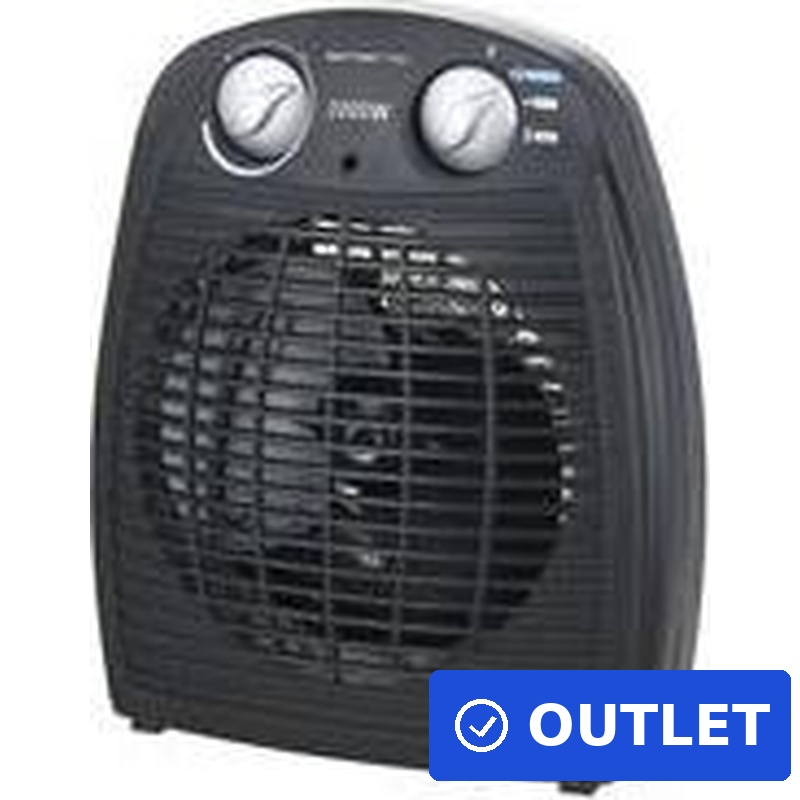 Emerio Heizlüfter 2000 Watt 2 Heizstufen, Thermostat, 20qm2 (FH-106737.2) (geöffnet)