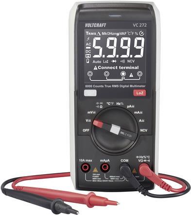 VOLTCRAFT VC272 Hand-Multimeter kalibriert (ISO) digital CAT III 600 V Anzeige (Counts): 6000 (VC-13829985)