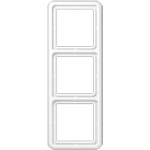 JUNG Rahmen waagr./senkr.Kombi. CD583WW CD500 3-fach alpinweiss CD583WW (CD583WW)