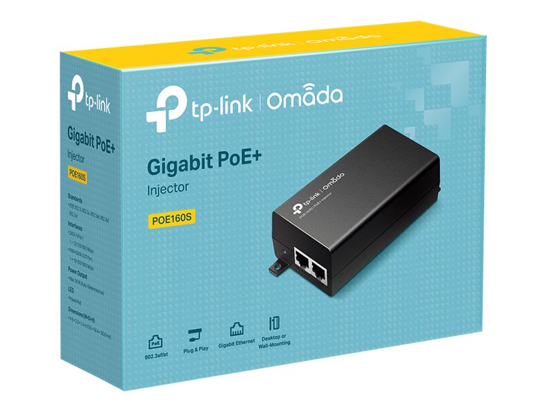 TP-Link Omada POE160S PoE-Injector Gigabit 30 W Schwarz